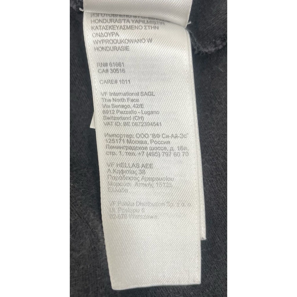 The North Face Black Organic Cotton Neon Rainbow Logo Tee M - Picture 7 of 8